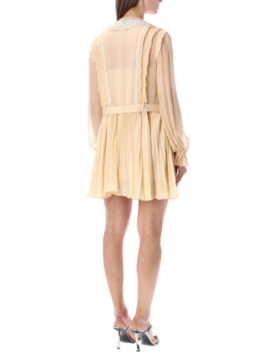 26SS 셀프 포트레이트 미디 원피스 RS26034ST TAN TAN BEIGE - SELF PORTRAIT