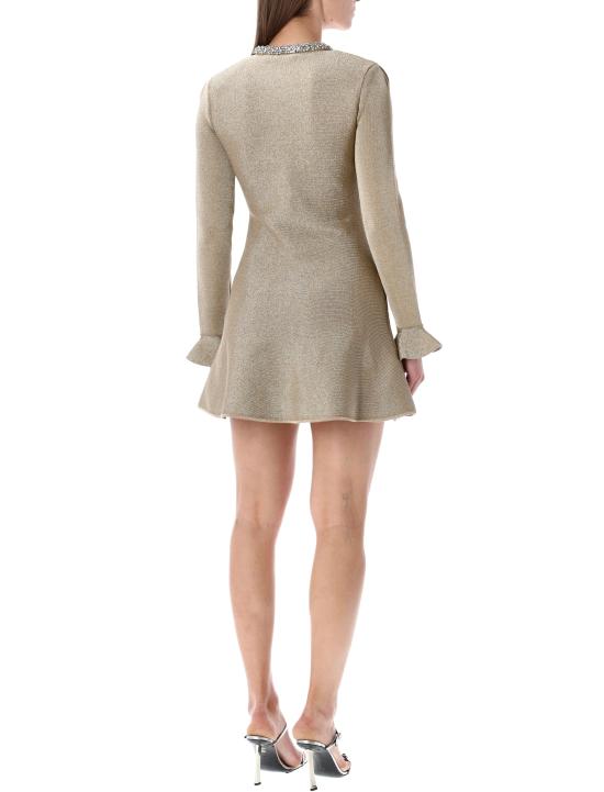 26SS 셀프 포트레이트 미디 원피스 RS26206SGD GOLD Oro - SELF PORTRAIT