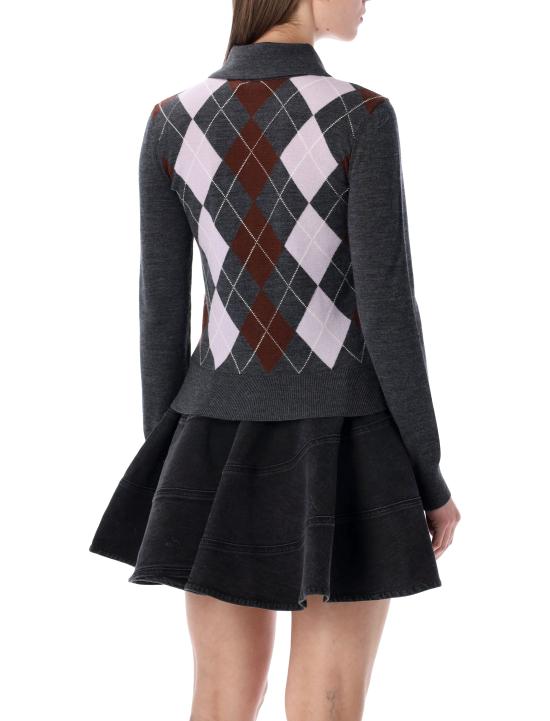 26SS 셀프 포트레이트 스웨터 RS26185TGR GREY Grigio - SELF PORTRAIT