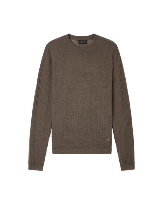 26SS 엠포리오 아르마니 스웨터 EM004602 AF23553 6021 Brown