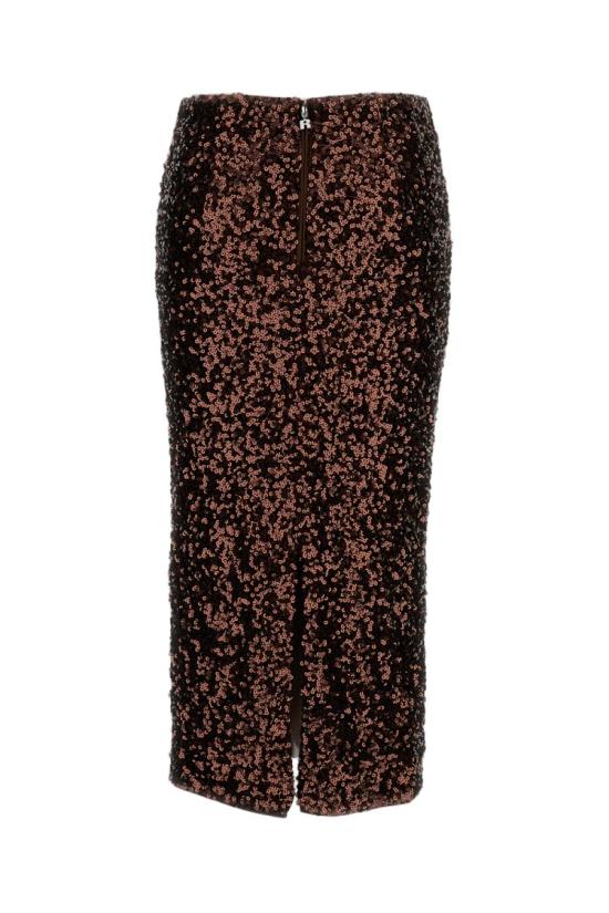 26SS 로테이트 바이 크리스텐슨 롱 스커트 11482429102910 Brown - ROTATE BY BIRGERCHRISTENSEN