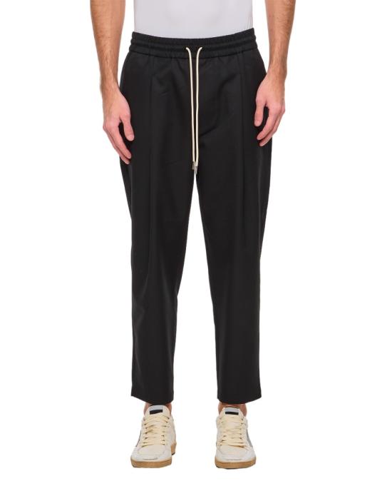  드롤드무슈 트레이닝/조거 팬츠 PERMBP167PL127BL Black - DROLE DE MONSIEUR