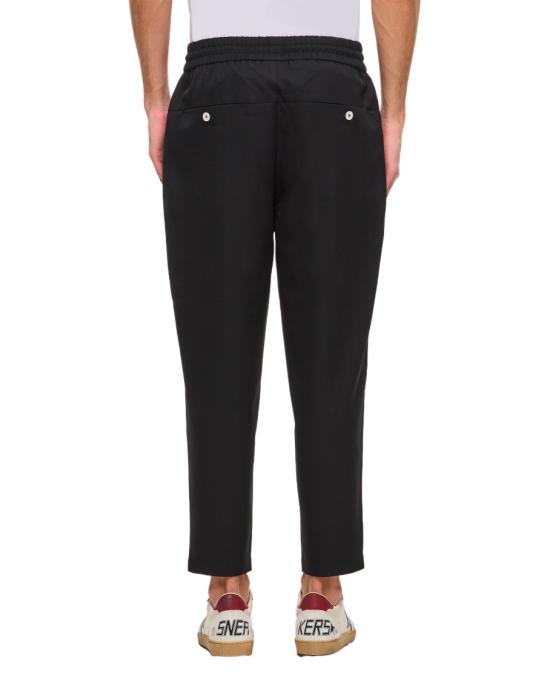  드롤드무슈 트레이닝/조거 팬츠 PERMBP167PL127BL Black - DROLE DE MONSIEUR