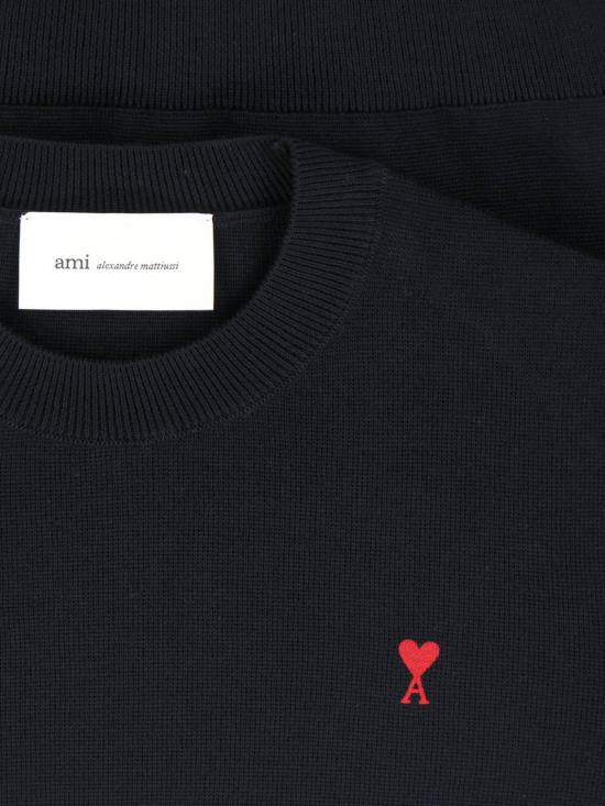 26SS 아미 ADC 크루넥 스웨터 HKS826 001 009 Black - AMI