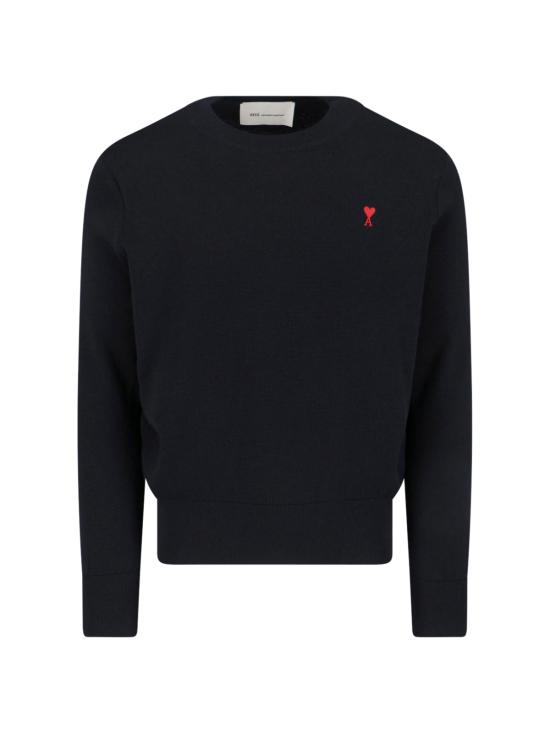 26SS 아미 ADC 크루넥 스웨터 HKS826 001 009 Black