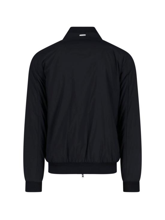 26SS 에르노 에코에이지 하이 카라 봄버 자켓 GI000414U 12456Z 9300 Black - HERNO