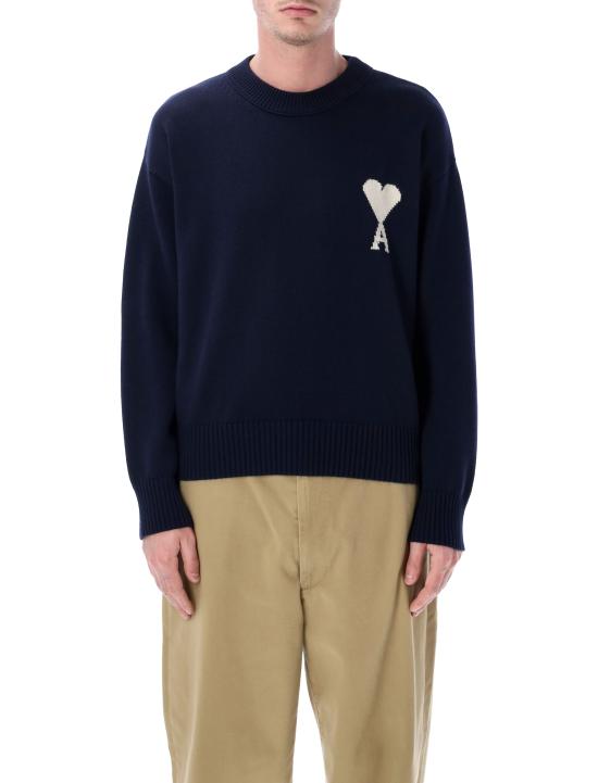 26SS 아미 긴팔 티셔츠 UKS859 KN0156 A116 Blue