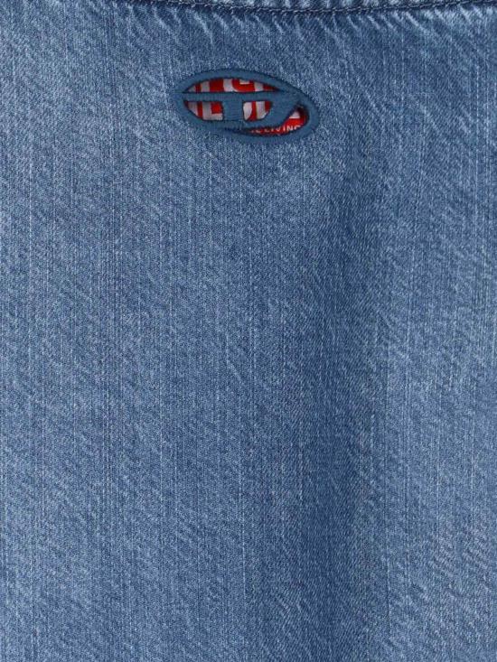 26SS 디젤 미디 스커트 A20376 068VY 01 Blue - DIESEL