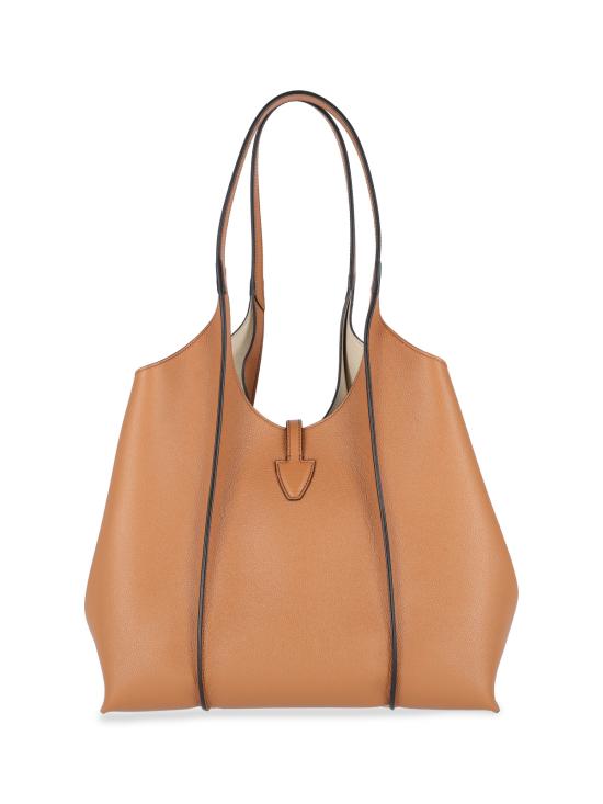 26SS 토즈 T 타임리스 스몰 쇼핑백 XBWTSBA0200Q8E S410 Brown - TODS