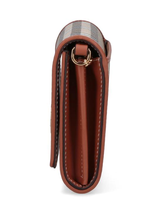 26SS 버버리 체크 체인 스트랩 월렛 8109798 A9534 Beige - BURBERRY