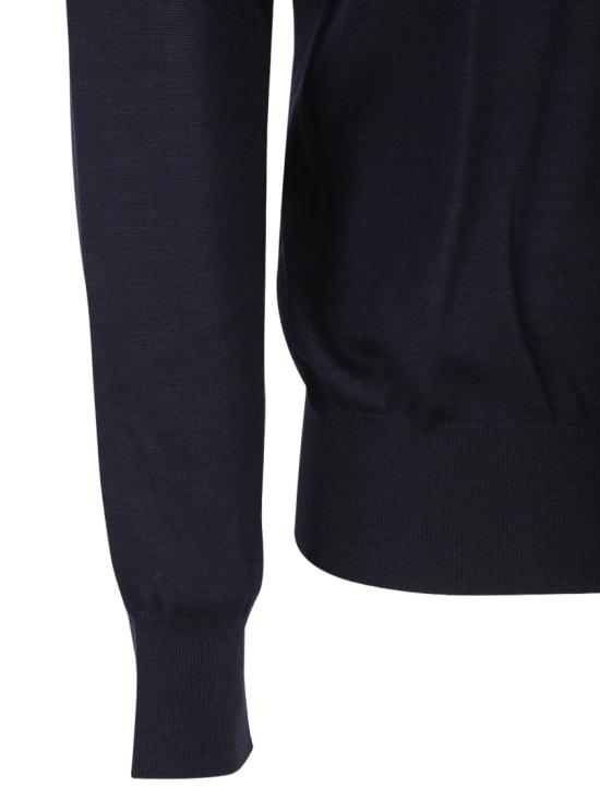 25FW 생로랑 니트웨어 844617YAPK2 Blue - SAINT LAURENT