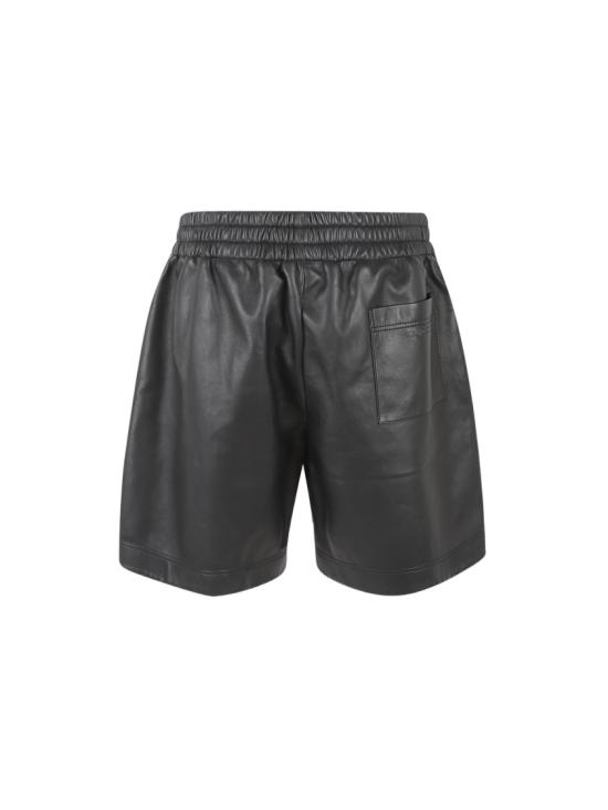 25FW 구찌 레더 버뮤다 832983XNA7N Black - GUCCI