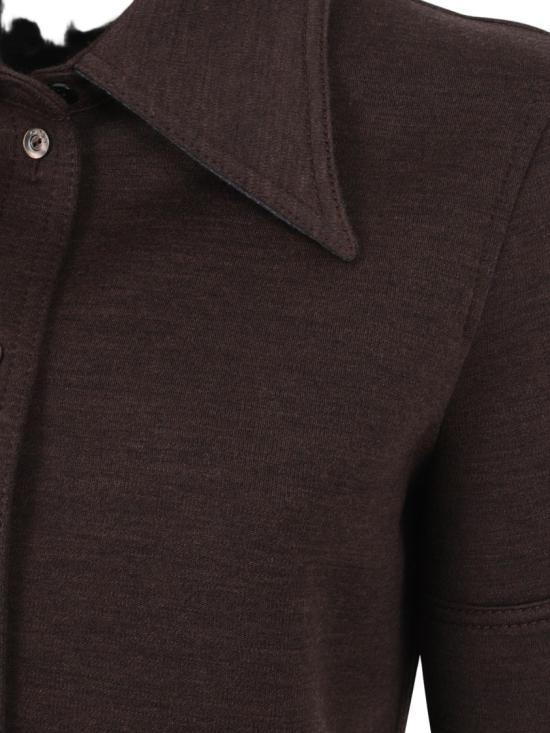 25FW 구찌 탑 836442Z7AXV Brown - GUCCI