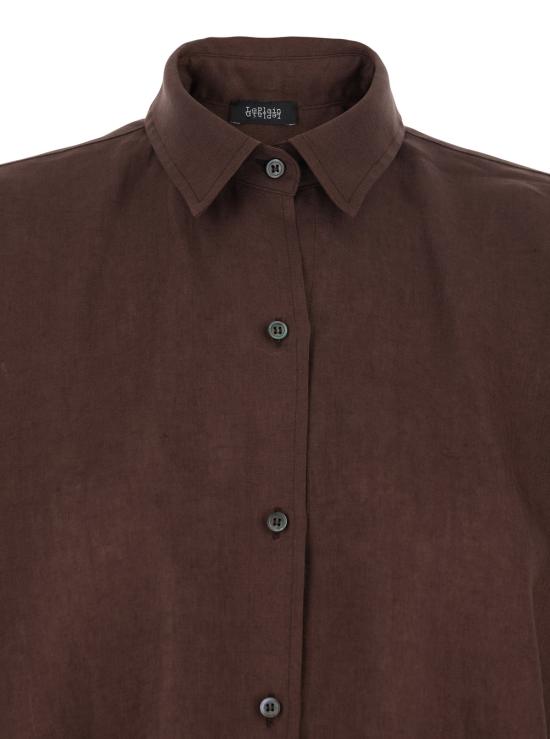 26SS 플레인 블라우스/셔츠 3125142122581 Brown - PLAIN