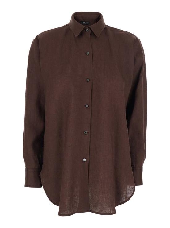 26SS 플레인 블라우스/셔츠 3125142122581 Brown