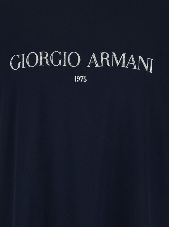 26SS 조르지오 아르마니 반팔 티셔츠 GM003613TE10629UB100 Blu - GIORGIO ARMANI