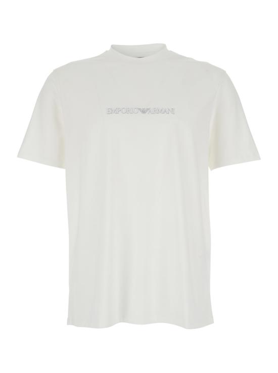 26SS 엠포리오 아르마니 반팔 티셔츠 EM004583AF13669M0307 White