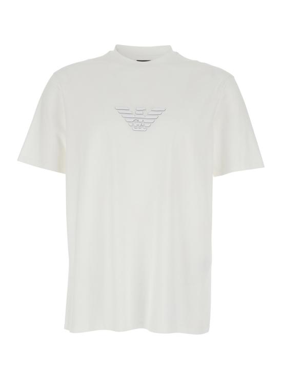 26SS 엠포리오 아르마니 반팔 티셔츠 EM004583AF13669M0306 White