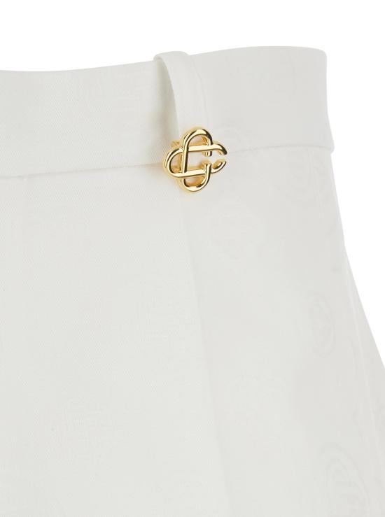 26SS 카사블랑카 숏팬츠 MSP26TR38001COTTON White - CASABLANCA