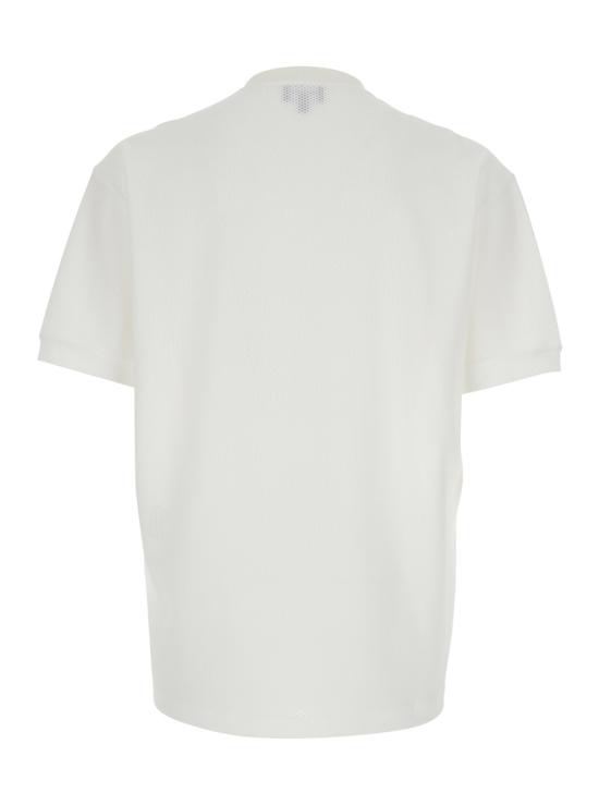 26SS 조르지오 아르마니 반팔 티셔츠 GM003035TE10045U0008 White - GIORGIO ARMANI