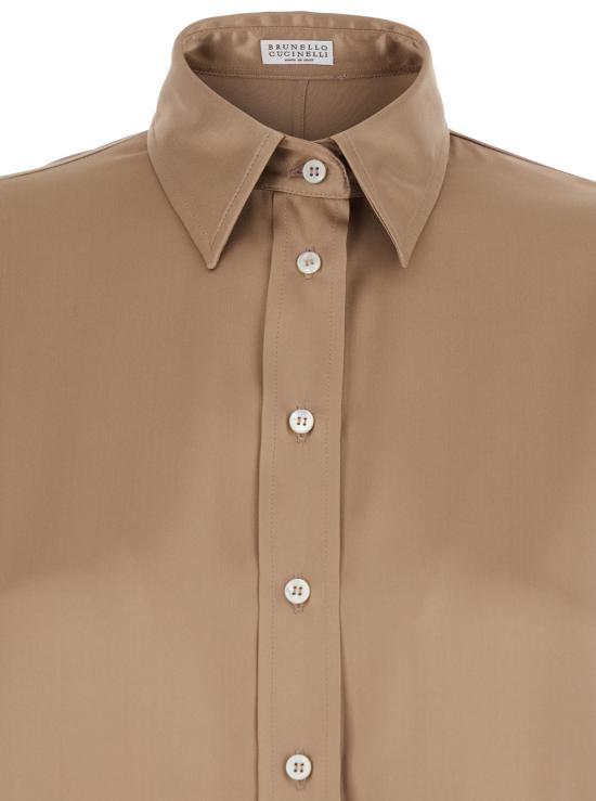 26SS 브루넬로 쿠치넬리 셔츠 M0C59MQ606C9237 Beige - BRUNELLO CUCINELLI