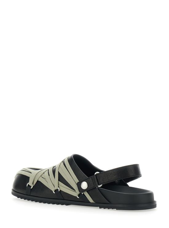 26SS 릭 오웬스 뮬/슬리퍼 RU01F2813LGYW109 Black - RICK OWENS