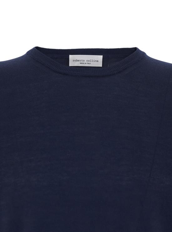 26SS 로베르토 콜리나 반팔 티셔츠 261MYA1002110 Blu - ROBERTO COLLINA