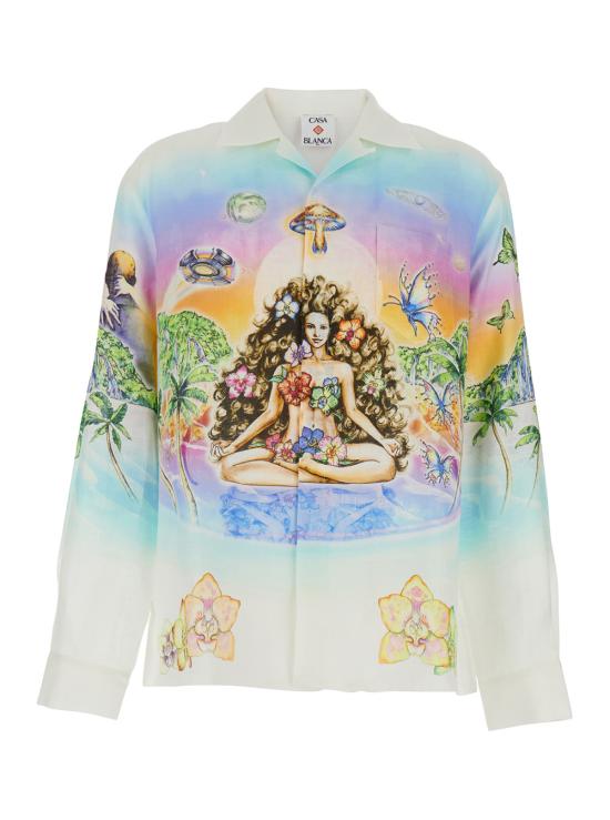 26SS 카사블랑카 셔츠 MSS26SH00605INNOCENCE Multicolor