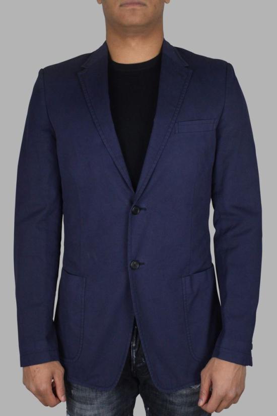  프라다 자켓 맞춤 제작된 파란색 면 소재의  재킷 - PRADA