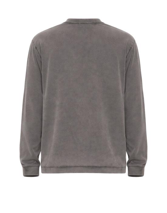 25SS 아토모 팩토리 긴팔 티셔츠 아토모팩토리 남성용 브라운-그레이 세라피노 티셔츠 PE25AFU26 마로네 - ATOMO FACTORY