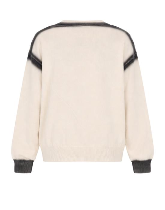 25SS 아토모 팩토리 가디건 Atomofactory 남성용 아이보리 , 대비 트림 PE25AFU51 AVORIO - ATOMO FACTORY