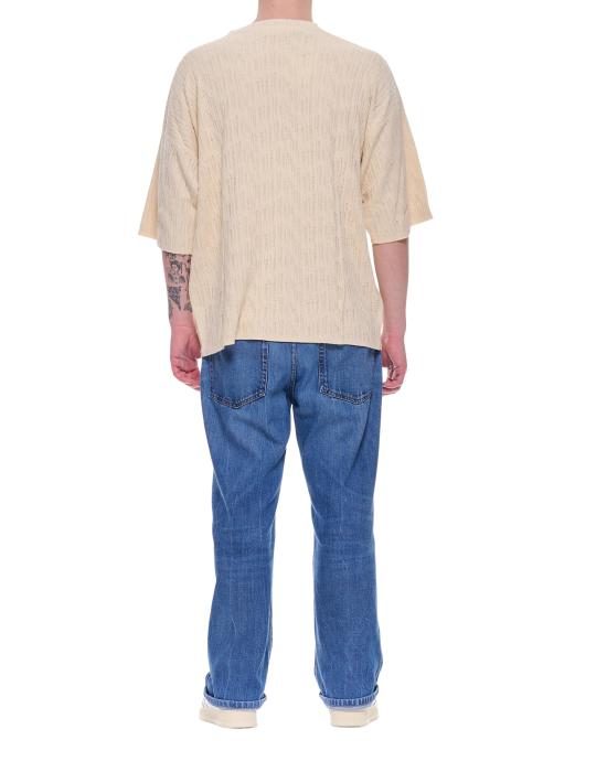 25SS 아토모 팩토리 긴팔 티셔츠 Atomofactory 남성 아이보리 티셔츠 릴렉스핏 PE25AFU21 AVORIO - ATOMO FACTORY