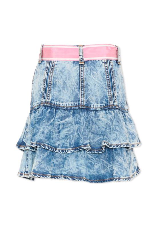 25FW [키즈] 모나리자 스커트 19F704 6041 0055 DENIM - MONNALISA