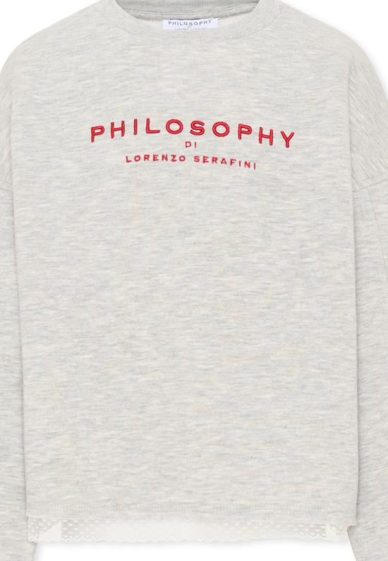 25FW [키즈] 필로소피 니트/스웻셔츠 I9F601 6036 P032 GREY - PHILOSOPHY
