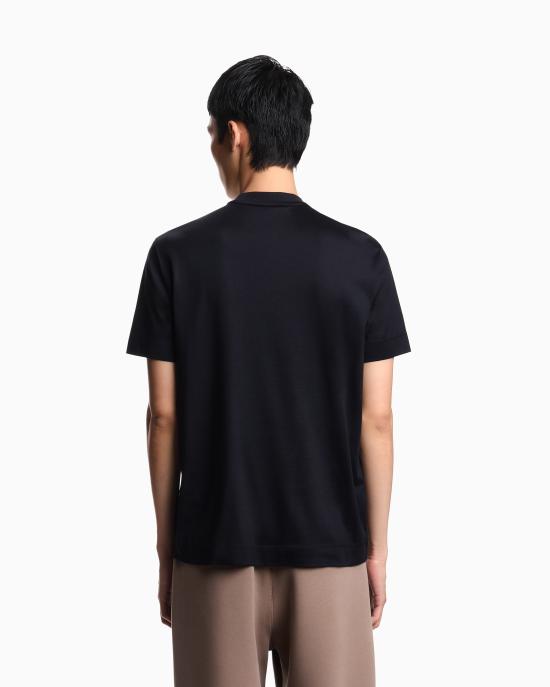 26SS 엠포리오 아르마니 반팔 티셔츠 EM003007 AF18312 UB118 Blue navy - EMPORIO ARMANI