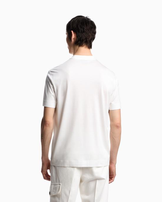 26SS 엠포리오 아르마니 반팔 티셔츠 EM003649 AF18312 U0003 Snow white - EMPORIO ARMANI