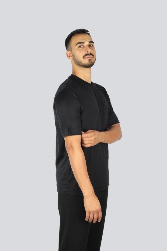 26SS 엠포리오 아르마니 반팔 티셔츠 EM002938 AF18312 UC001 Black - EMPORIO ARMANI