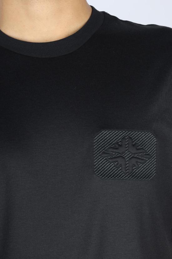 26SS 엠포리오 아르마니 반팔 티셔츠 EM002938 AF18312 UC001 Black - EMPORIO ARMANI