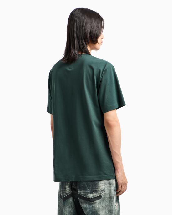 26SS 엠포리오 아르마니 반팔 티셔츠 EM003622 AF14836 M7111 Bread verde - EMPORIO ARMANI