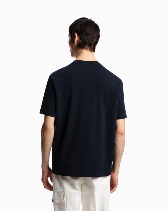 26SS 엠포리오 아르마니 반팔 티셔츠 EM002722 AF13715 UB118 Blue navy - EMPORIO ARMANI