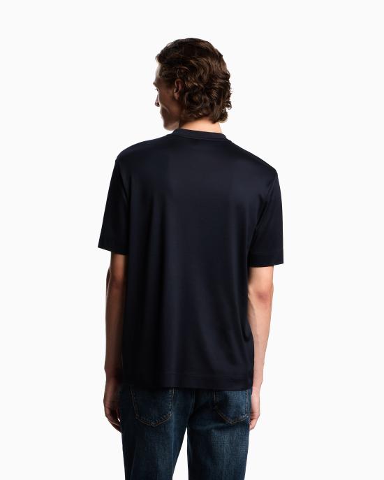 26SS 엠포리오 아르마니 반팔 티셔츠 EM002938 AF18312 UB118 Blue navy - EMPORIO ARMANI