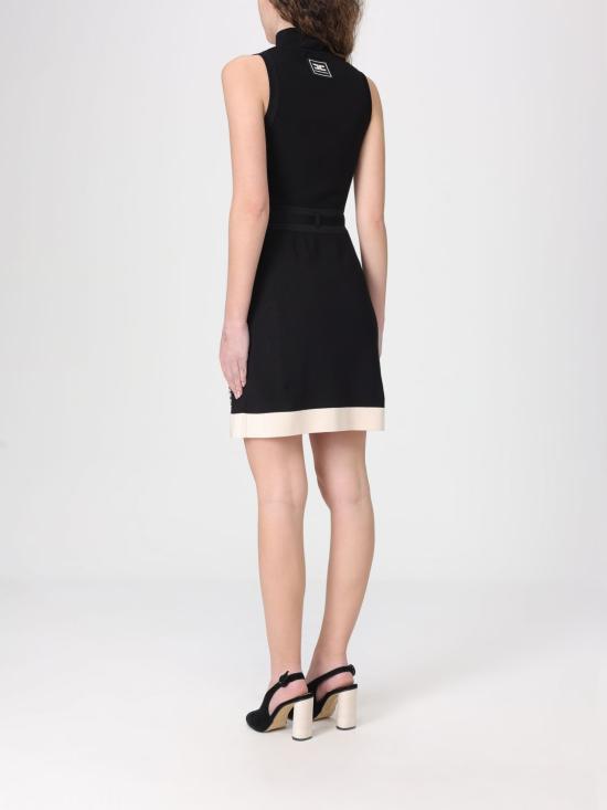 26SS 엘리자베타프랜치 롱 원피스 AM02S61E2 685 Black - ELISABETTA FRANCHI