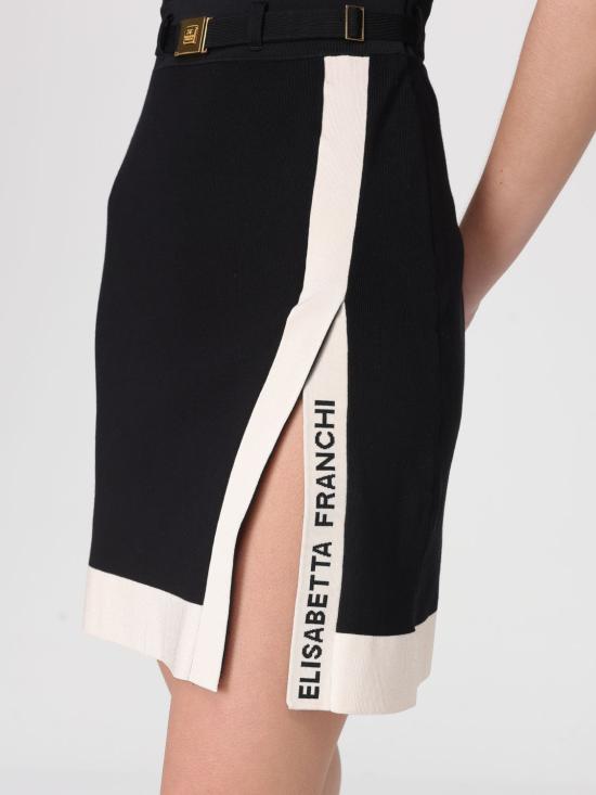 26SS 엘리자베타프랜치 롱 원피스 AM02S61E2 685 Black - ELISABETTA FRANCHI