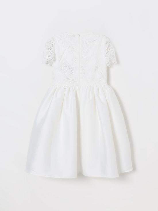 25FW [키즈] 셀프 포트레이트 원피스 AW25724MW White - SELF PORTRAIT