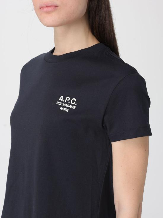 26SS 아페쎄 반팔 티셔츠 COHBMF26389 TIQ Navy - A.P.C.