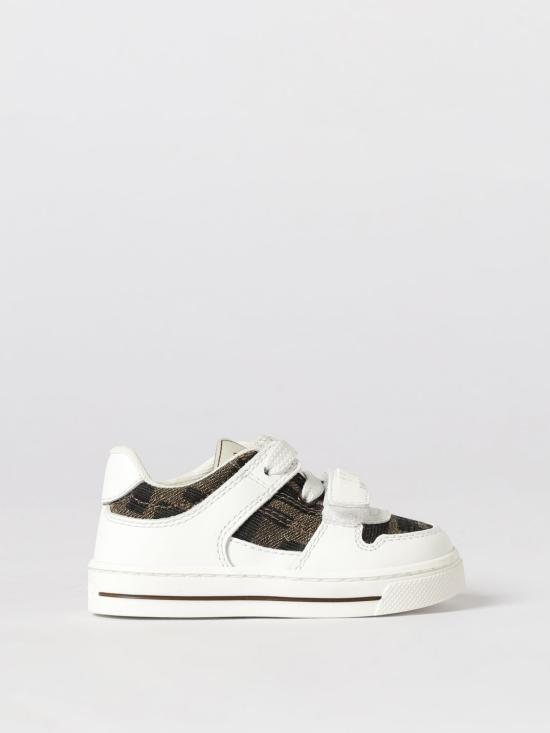 26SS [키즈] 펜디 스니커즈 JMR475AHGY F0C1A White