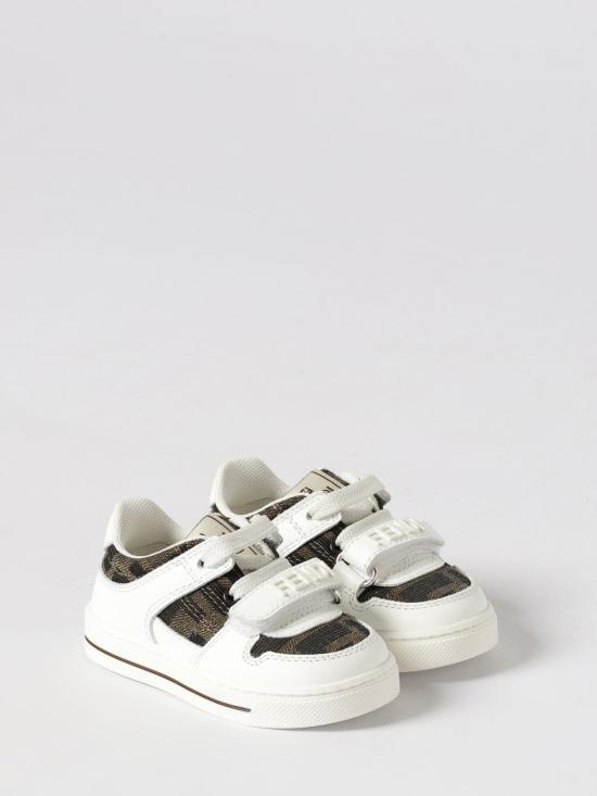 26SS [키즈] 펜디 스니커즈 JMR475AHGY F0C1A White - FENDI