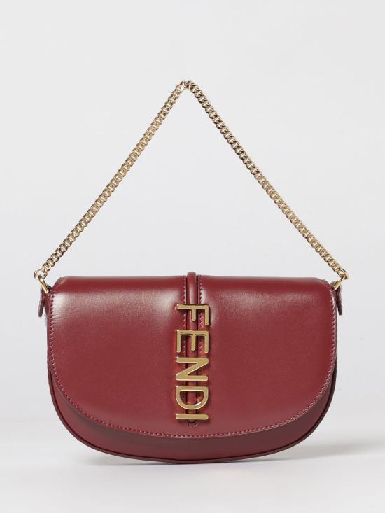 26SS 펜디 라프리마 체인 숄더백 8M0529ANSS F0YPU Burgundy