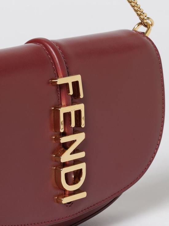 26SS 펜디 라프리마 체인 숄더백 8M0529ANSS F0YPU Burgundy - FENDI