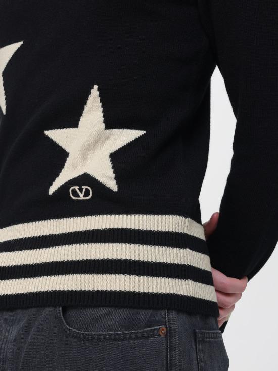 26SS 발렌티노 가라바니 스웨터 VKC37HBB3 9RA Black - VALENTINO GARAVANI